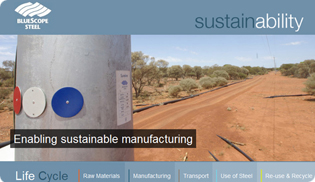 BlueScope Steel Sustainability Website