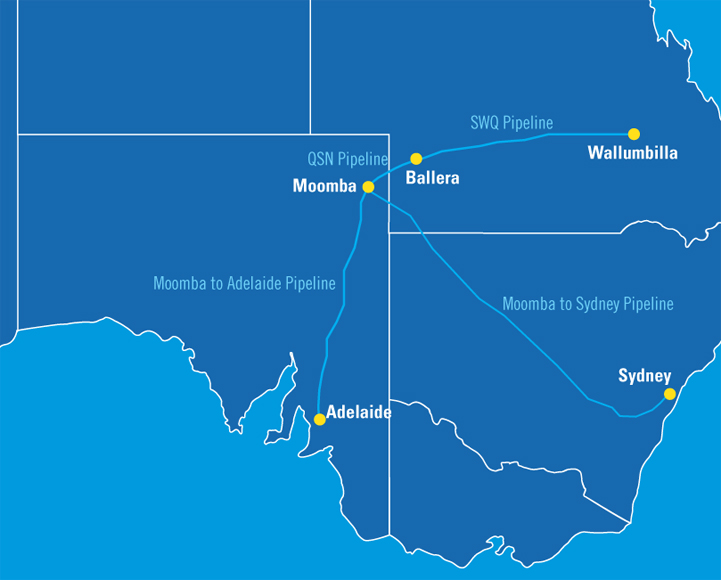 Epic Energy's Queensland 180 kilometre pipeline will transport natural gas to homes and businesses in South Australia and New South Wales. It incorporates 17,000 tonnes of API grade PIPESTEEL™