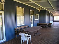 Kameruka Homestead which has been restored using LYSAGHT CUSTOM ORB&reg; in Deep Ocean&reg; COLORBOND&reg; steel for the cladding.