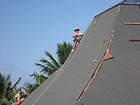 The Outrigger Resort Centre on Hamilton Island in the Whitsundays was re-roofed using LYSAGHT CUSTOM ORB&reg; made from COLORBOND&reg; Ultra steel in colour Woodland Grey&reg;.