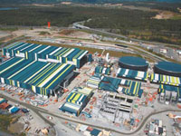 Aerial view of Desalination Plant which uses PERMALITE® cladding