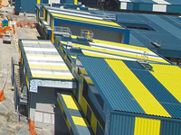 Rooftops of buildings at Desalination Plant, clad in PERMALITE®