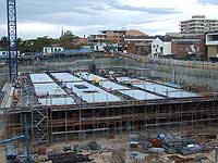The Village, a A$160 million mixed residential and retail development at Balgowlah on Sydney’s Northern Beaches uses formwork made from LYSAGHT BONDEK®