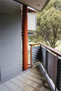 The award winning Thunder + Lightning Lodges at Crackenback Ridge in Thredbo, NSW, make extensive use of LYSAGHT&reg; steel cladding for roof and exterior walls.