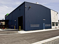 Nearly 800 square metres of SPANDEK&reg; in COLORBOND&reg; Stainless steel provided an exceptionally high performance cladding.