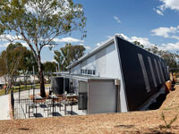 COLORBOND® steel was used to create an industrial, shed like look and covers the entire exterior of the Radford College Art, Design and Technology Centre at Bruce in The Australian Capital Territory.
