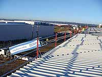 The LYSAGHT&reg; mobile roll forming mill produced 30,000 square metres of LYSAGHT KLIP-LOK 700 HI-STRENGTH&reg; on this site where conditions were among the most challenging it has overcome.