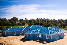 Steel Frame Solutions has recently completed 50 houses in Whyalla and Roxby Downs with more planned for Port Lincoln, all with frames made from TRUECORE® steel.