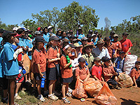Over the Clean Up the Kimberley Weekend in October 2007, 2,847 volunteers cleaned up a total area of 12,000 square kilometres