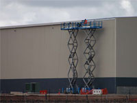 BlueScope Lysaght supplied nearly 65,000 square metres of roofing and walling products