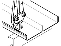 LYSAGHT LONGLINE® Rib Closing Process