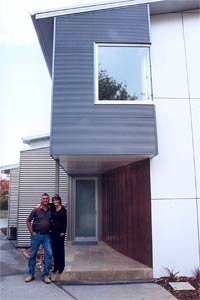 Damien O’Halloran whose home features extensive use of COLORBOND® steel.