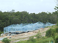 Aurora Construction is using framing made from TRUECORE® to building on sloping sites at Coomera Waters in the northern Gold Coast region and Edenbrooke Estate in Brisbane’s western suburbs.