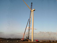 RPG Australia will use over 6,500 tonnes of Grade 350 XLERPLATE&reg; steel in the construction of wind towers at Lake George, NSW, which when finished will stand approximately 80 metres high with a base diameter of 4.3 metres.
