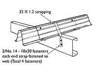 Strap Fastening on Cold Formed Sections