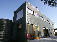 COLORBOND® steel was used for the entire external surface area, both for its looks and low maintenance qualities in this inner city Melbourne building.
