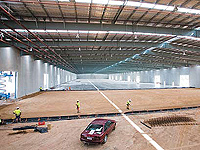 The Insight Logistics Park complex at Stapylton in Queensland, is constructed using 48,000 square metres of 0.48 bmt LYSAGHT KLIP-LOK 700 HI-STRENGTH&reg; and 231 tonnes of LYSAGHT SUPAZED&reg; purlins as part of the roof framing package.