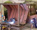 Hopper wagons undergoing fabrication