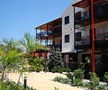 LYSAGHT CUSTOM ORB&reg; profile in the COLORBOND&reg; steel colour Surfmist&reg; was used to clad the walls and roof.