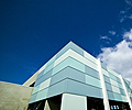The system used on the Bellarine Leisure Centre project incorporated
AZURE&trade; facade profiles in a double skin system with ventilation
and drainage between the skins.