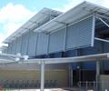 BlueScope Lysaght supplied and installed 43.9 metre lengths of LYSAGHT KLIP-LOK 700 HIGH STRENGTH® steel roofing for the Gymnasium Building at Lavarack Army Base in Townsville.