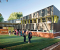 The recently remodelled North Melbourne Primary School uses COLORBOND&reg; steel products to pay homage to it's architectual heritage.