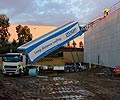 The LYSAGHT&reg; mobile roll forming mill produced 30,000 square metres of KLIP-LOK 700 HI-STRENGTH&reg; concealed fix cladding on this site where conditions were among the most challenging it has overcome.