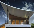 Bold roof designs feature COLORBOND&reg; and ZINCALUME&reg; steel in these two homes in Canberra.