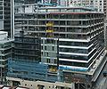 Steel framing and composite slabs were used to add nine storeys to Sydney's World Square 13 storey structure.