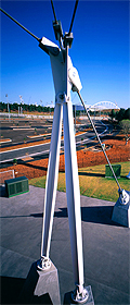 State Hockey Centre, rear catenary