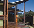 Innovation House at the Ecovillage in Currumbin uses COLORBOND&reg; steel and has a 17,000-litre WATERPOINT CLASSIC&reg; water tank.