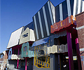Victorian College of Arts, the School of Drama uses LYSAGHT MINI ORB&reg;, LYSAGHT KLIP-LOK 406&reg;, and LYSAGHT TRIMDEK&reg; made from COLORBOND&reg; steel in colours, Night Sky&reg;, Paperbark&reg; and Deep Ocean&reg;, as well as COLORBOND&reg; Metallic steel in colours Conservatory&reg; and Skybridge&reg;.