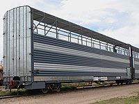 XLERPLATE® steel was used to add a third deck for the rail cars which are used as motor vehicle transporters on the Adelaide to Perth rail line