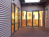 A family home in Blairgowrie on the Mornington Peninsula, Victoria shows extensive use of COLORBOND&reg; steel in its contemporary design.