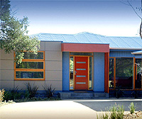 Walls, roofing, guttering, downpipes, carport and fascia made from COLORBOND® steel in colour Deep Ocean®
