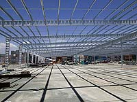 LYSAGHT SUPAZED® purlins have provided construction cost savings at the IPS Logistics warehouse site in the Port of Brisbane