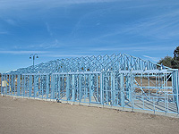 Steel house framing made from TRUECORE® steel