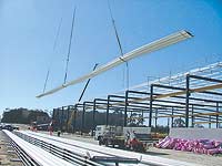 Mirvac&rsquo;s Nexus Industry Park &ldquo;greenfield&rdquo; building site clad with LYSAGHT KLIP-LOK 700 HI-STRENGTH&reg;