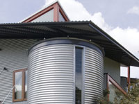 The award winning Thunder + Lightning Lodges at Crackenback Ridge in Thredbo, NSW, make extensive use of LYSAGHT&reg; steel cladding for roof and exterior walls.