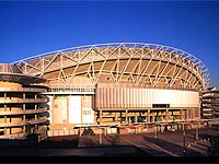 Sydney Olympic Stadium, Homebush Bay uses purlins made from GALVASPAN&reg; steel and LYSAGHT BONDEK&reg; structural decking.