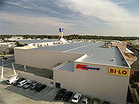 Knox City/Towerpoint Shopping Centre at Wantirna, Melbourne has roofing and walling made from ZINCALUME® steel.