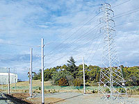 SURELINE&reg; Power Poles on site at Bell Bay Tasmania