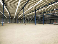 36,000 square metres of LYSAGHT TRIMDEK&reg; and 14,000 square metres of LYSAGHT SPANRIB&reg; cladding were used on this new Coles Myer distribution centre at Heathwood.