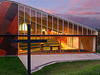 The chapel in Glenorchy, Tasmania, sits at the apex of Dominic College where it is a central link for the school community as well as boasting an impressive view of Mount Wellington.