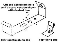 LYSAGHT LONGLINE 305® fixing clip