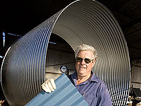 Ray Arnott, from Ray Arnott Water Tanks, a member of the STEEL BY™ Brand Partnership Program, says most of their sales come from farmers buying tanks with capacities up to 23,000 litres.