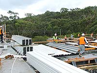 The Highlands Marketplace project, in Mittagong, New South Wales uses LYSAGHT BONDEK&reg; structural steel formwork for the concrete framed areas of the retail centre, as well as LYSAGHT W-DEK&reg; in a mezzanine level steel framed slab to house office space.