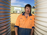 Lyndon Amos of Amos Water Tanks, a member of the STEEL BY&trade; Brand Partnership Program, which has recently been bought by MPH Rural.