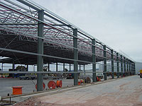 More than 26,000 lineal metres of LYSAGHT&reg; purlins and more than 4,300 lineal metres of bridging was used