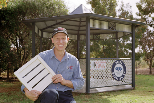 Craig Baker of Superior Steel Lattice in Albury, NSW.